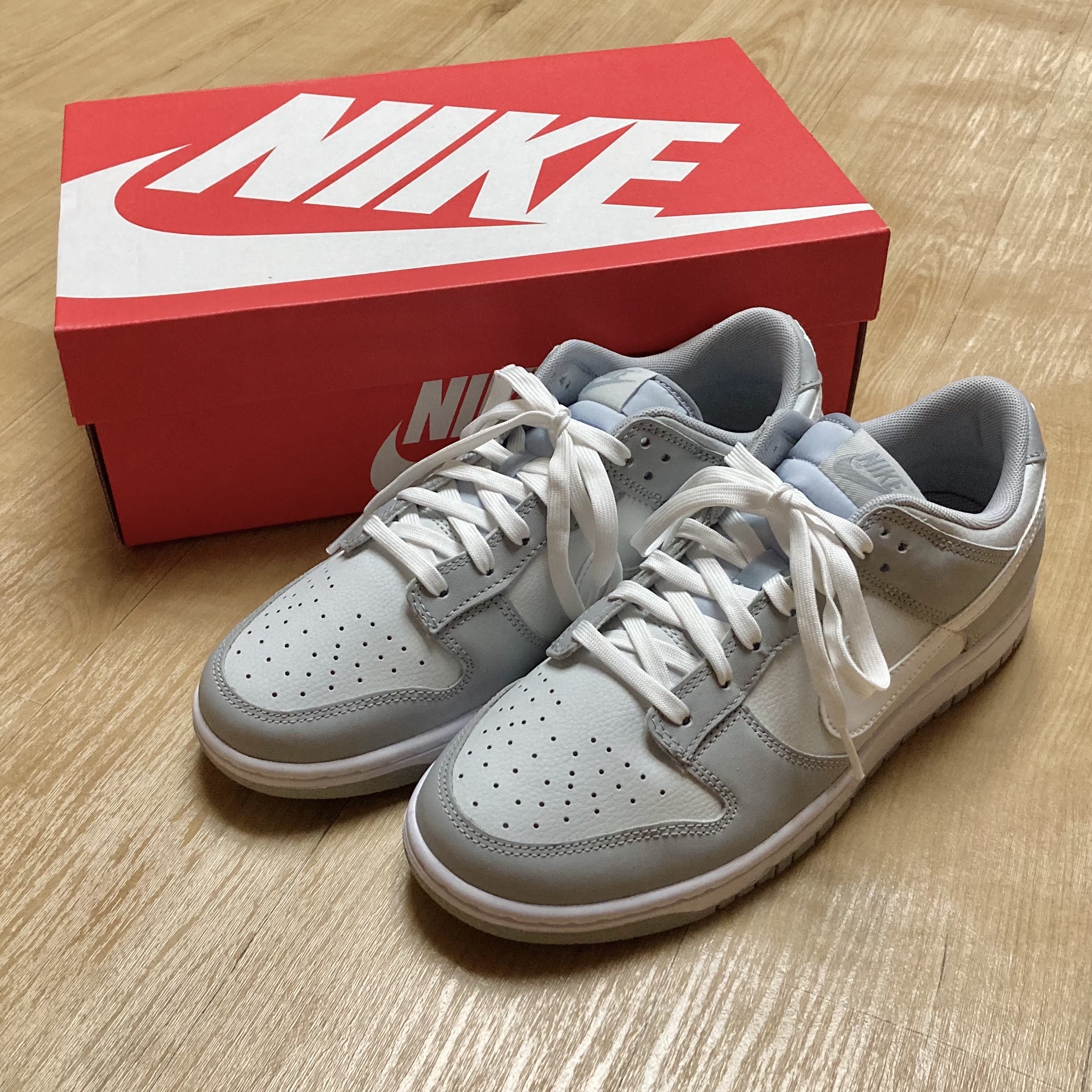 Nike Dunk Low Retro Wolf Grey 착용 스타일