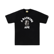 BAPE Palm Tree Camo College T-Shirt Black