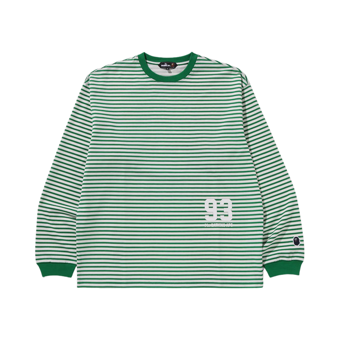 [보보쇼즈] 베이비 옐로우 스트라이프 테리 면 티셔츠 B126AB146 main image 1