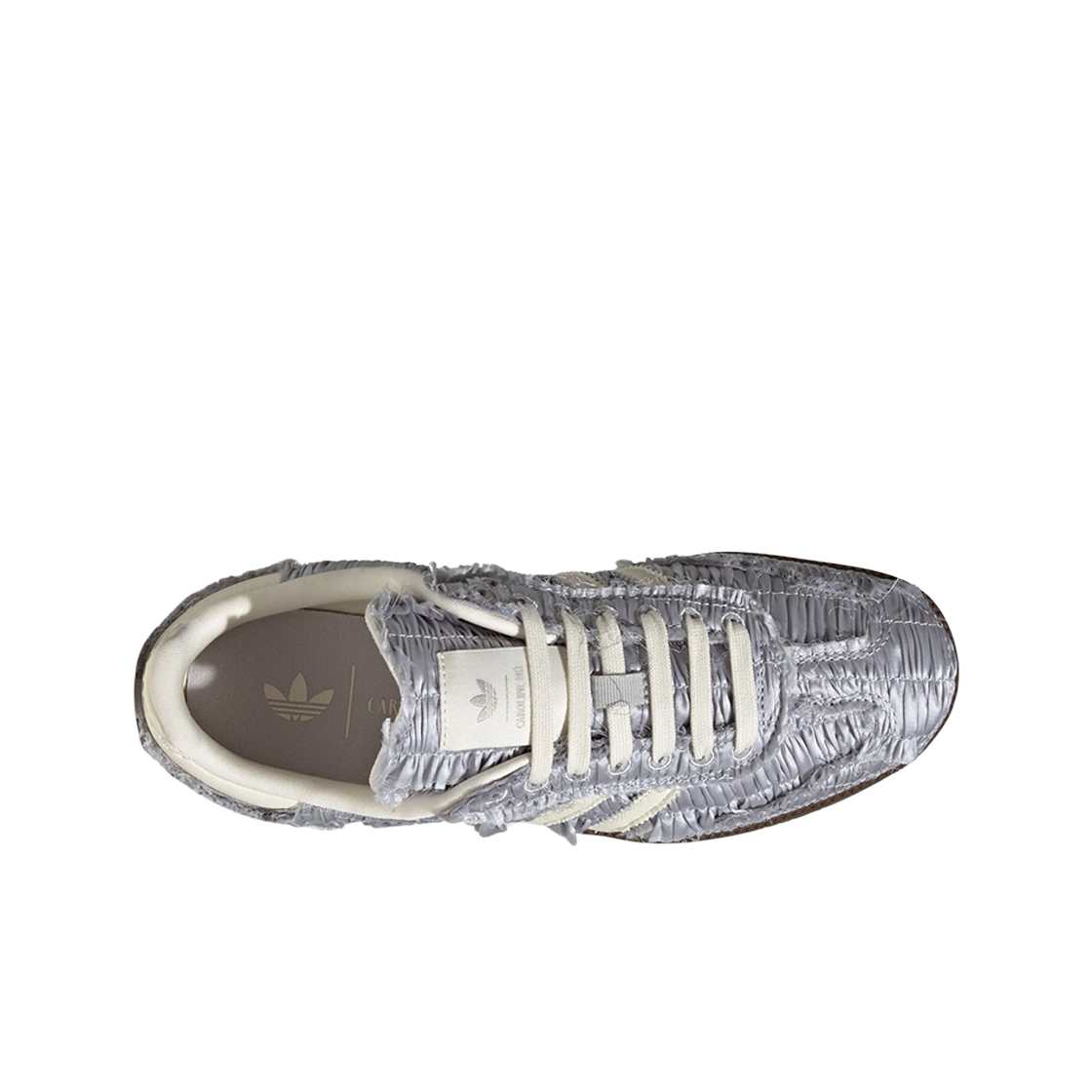 아디다스 x 캐롤라인 후 삼바 OG 사틴 실버 메탈릭 크림 화이트(Adidas x Caroline Hu Samba OG Satin Silver Metallic Cream White) - 2