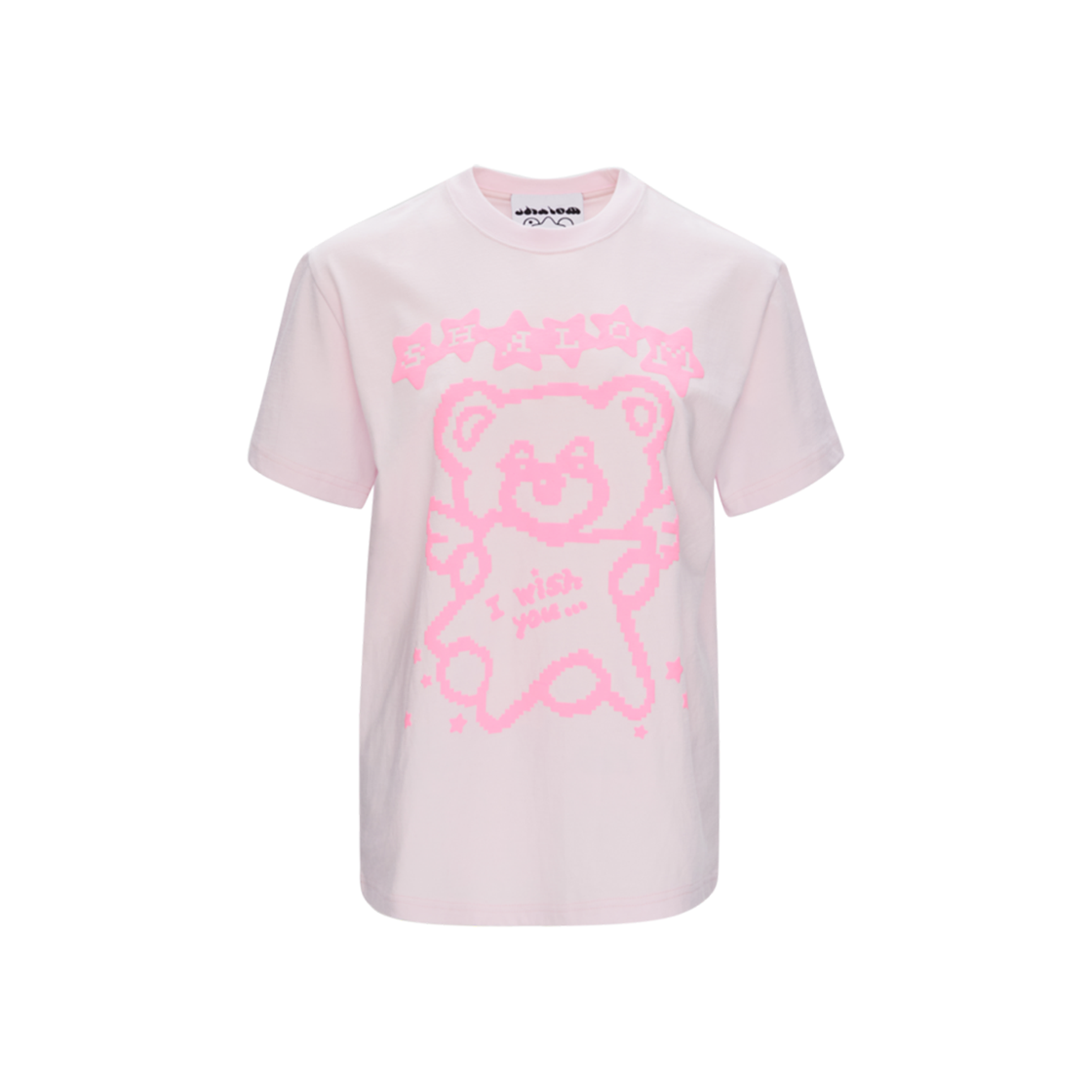 (W) 샬롬클럽 x 엔시티 위시 아이 위시 티셔츠 핑크((W) Shalomclub x NCT Wish I Wish You T-Shirt Pink)
