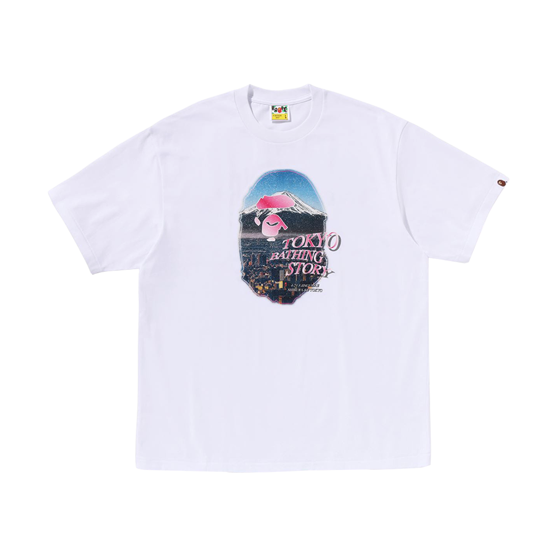 - BAPE Cityscape Ape Head Relaxed Fit T-Shirt White
