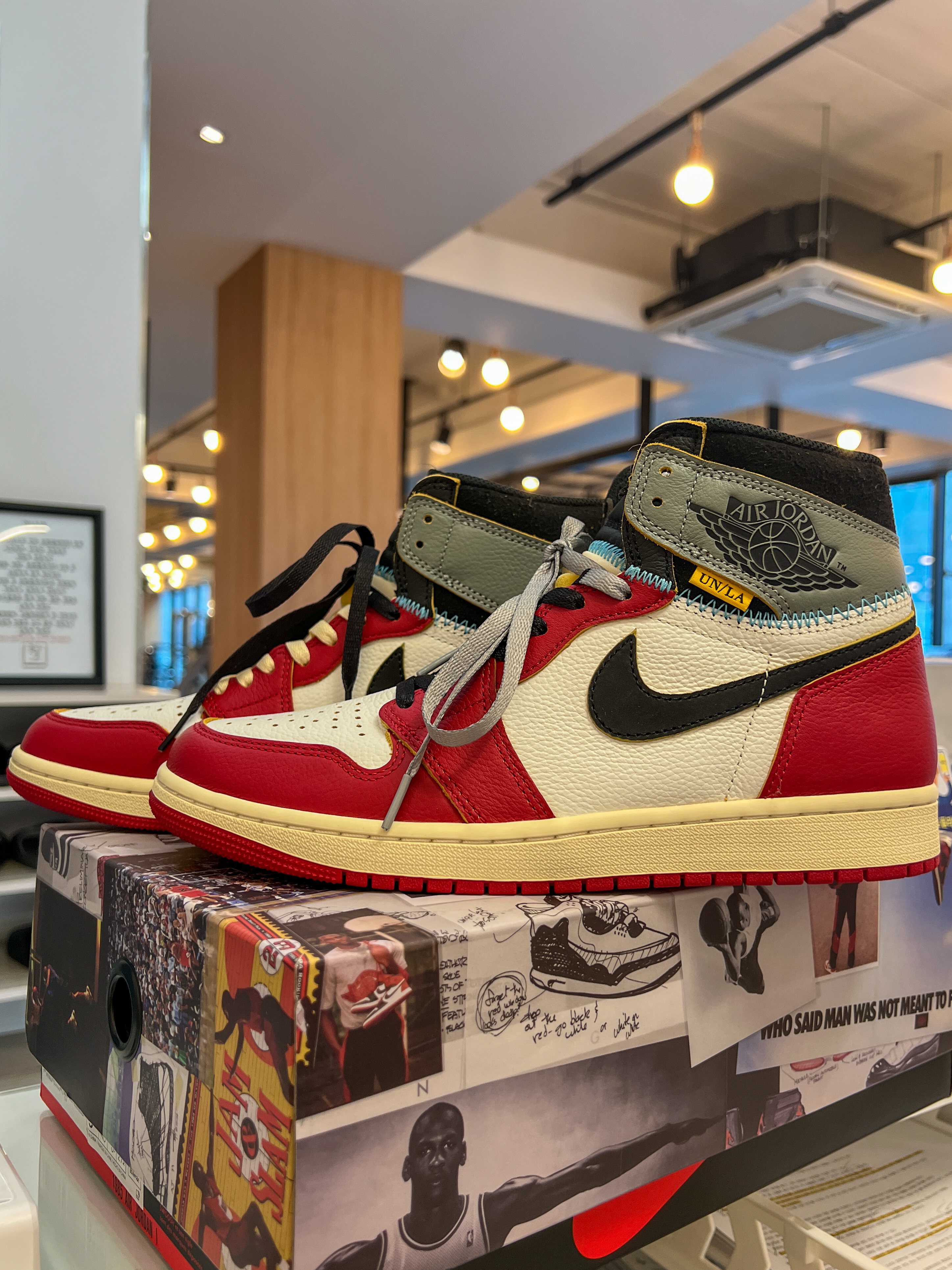 Jordan 1 x Union Retro High OG Chicago Shadow 착용 스타일