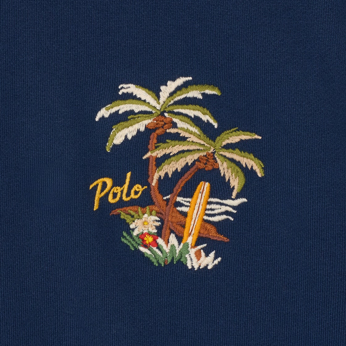 KM5BTSHRLH4NY [30% 적립] Polo Ralph Lauren Embroidered Loopback Fleece Hoodie Eastside Royal - 25SS - #4