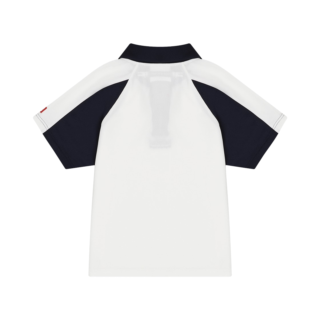 사파리스팟 1/2 어센틱 테이블 테니스 트레이닌 티 - 화이트/네이비(Safarispot 1/2 Authentic Table Tennis Trainne Tee - White/Navy) - 2
