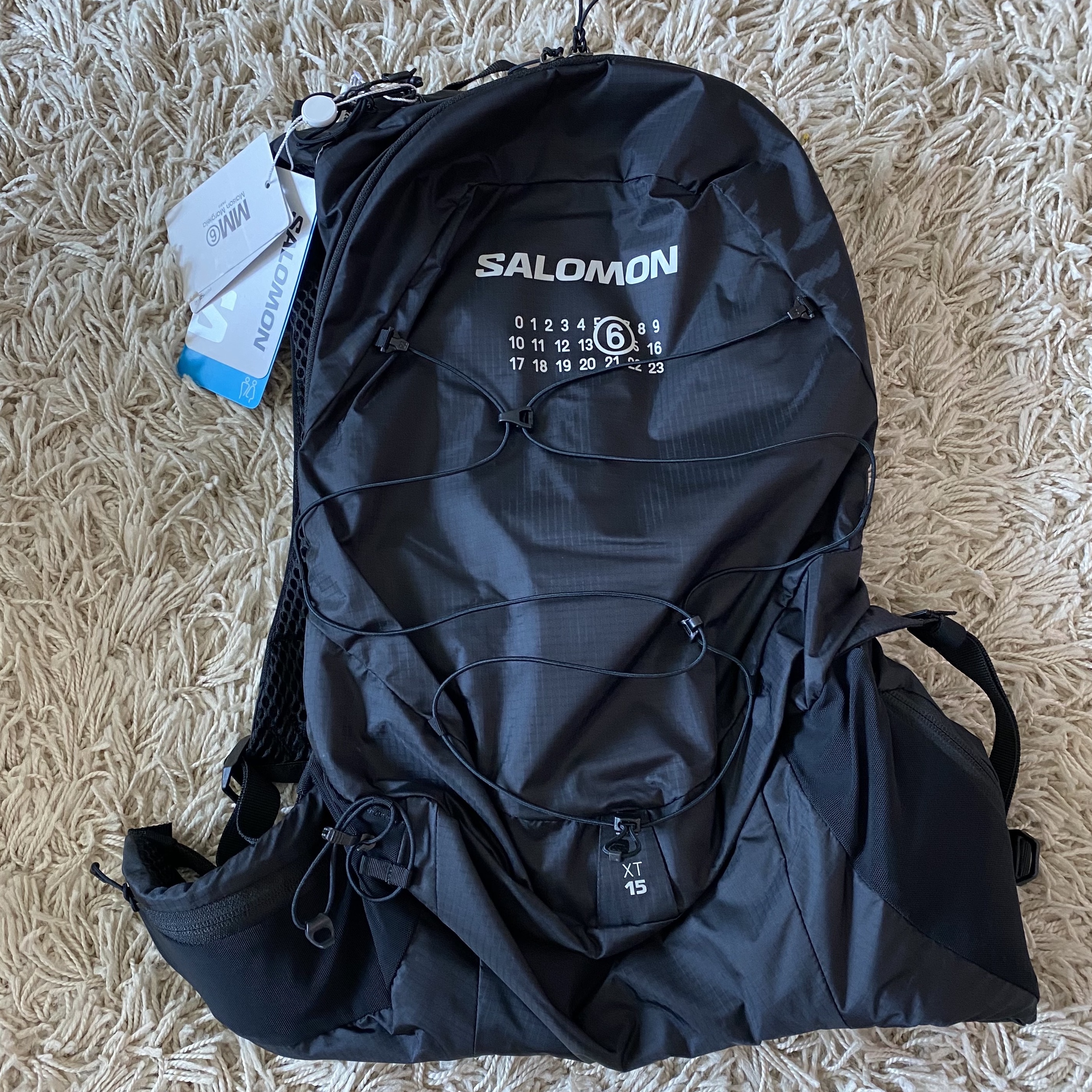 Salomon x MM6 Maison Margiela XT-15 Black 착용 스타일