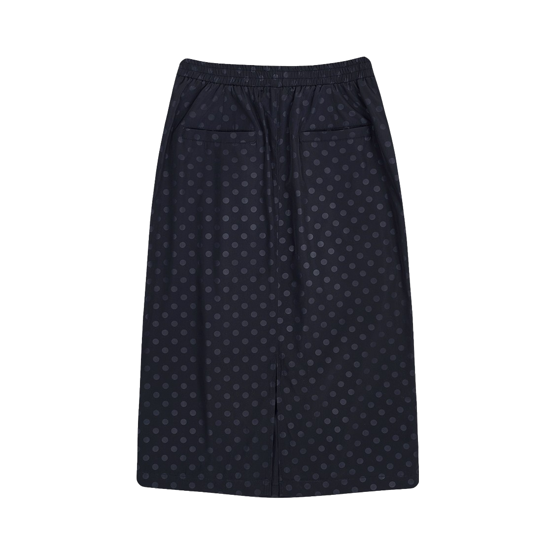 saf00455 Safarispot Basic Safari Dots Poly Skirts - Dark Navy - #2