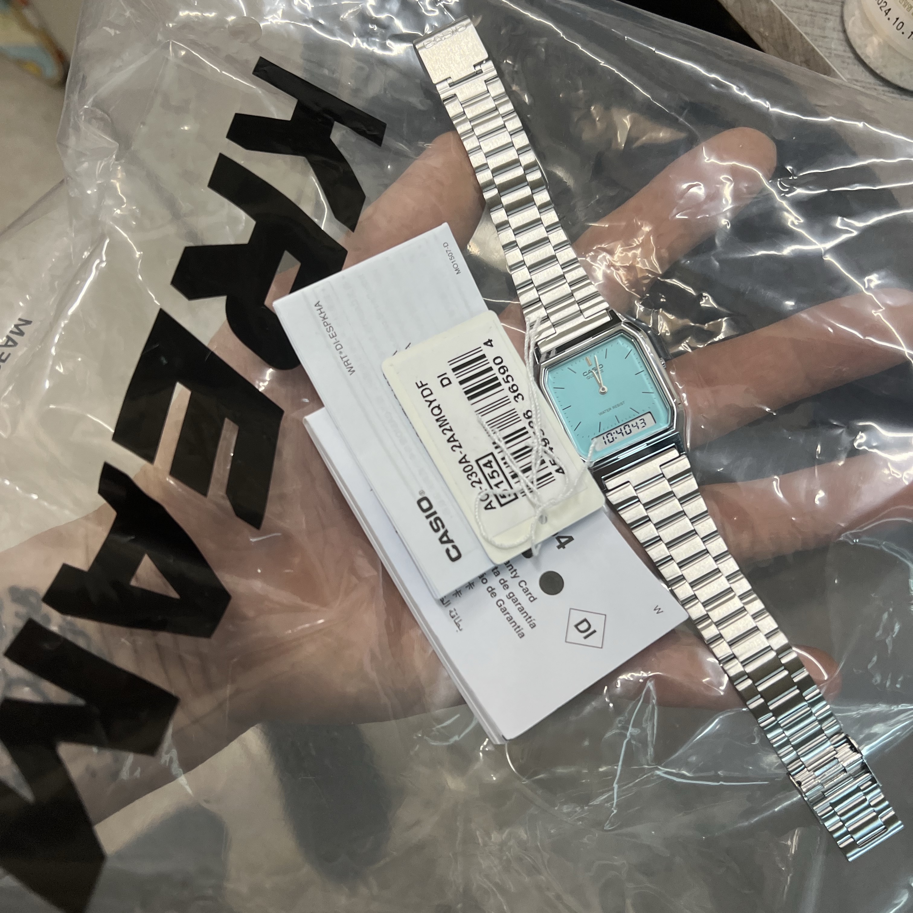 Casio AQ-230A-2A2MQY 착용 스타일 - 3
