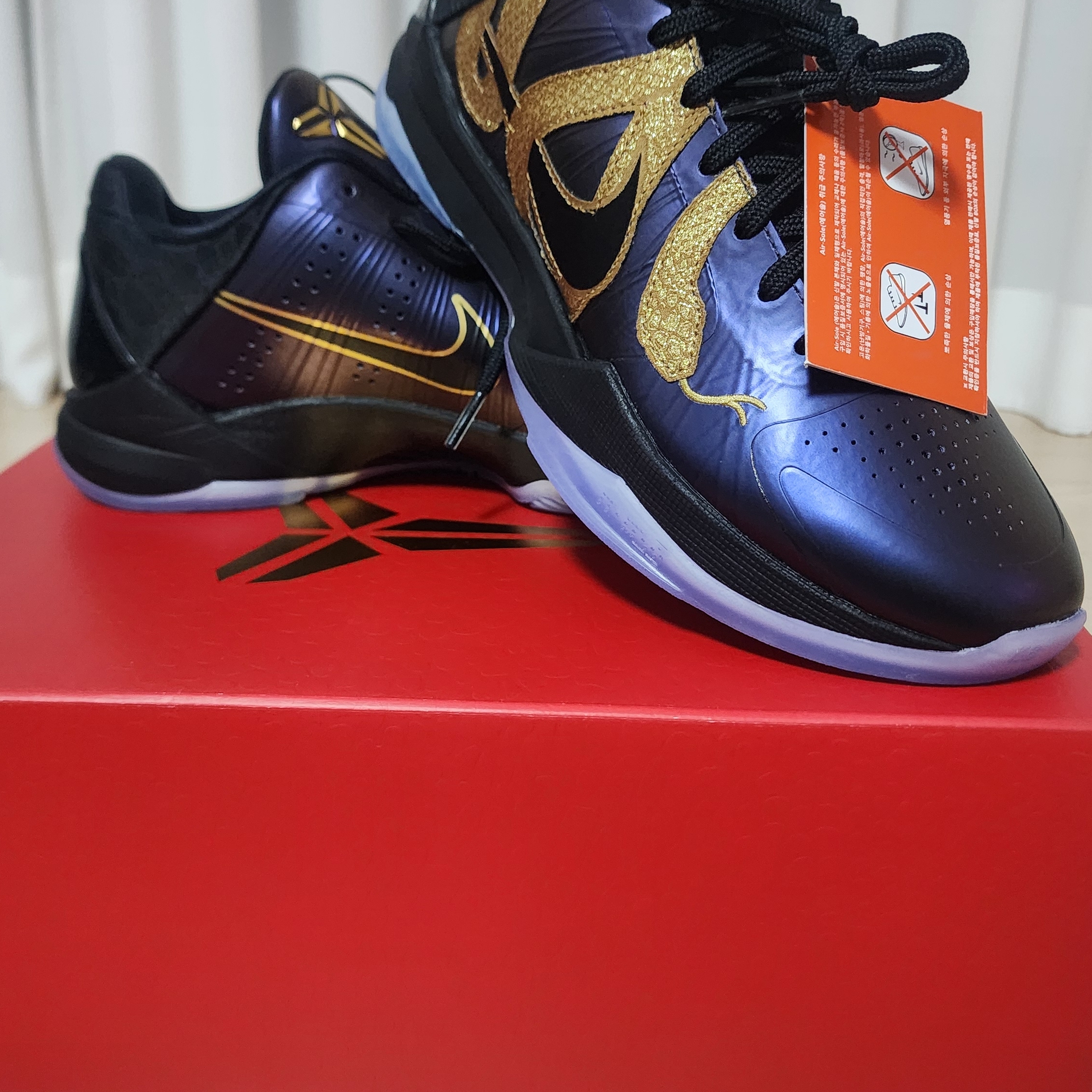 Nike Kobe 5 Protro Year of the Mamba Eggplant 착용 스타일