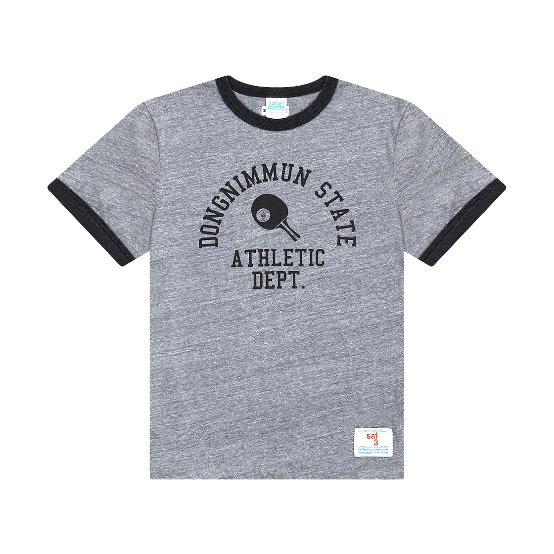 사파리스팟 1/2 어센틱 테이블 테니스 클럽 티 - 그레이