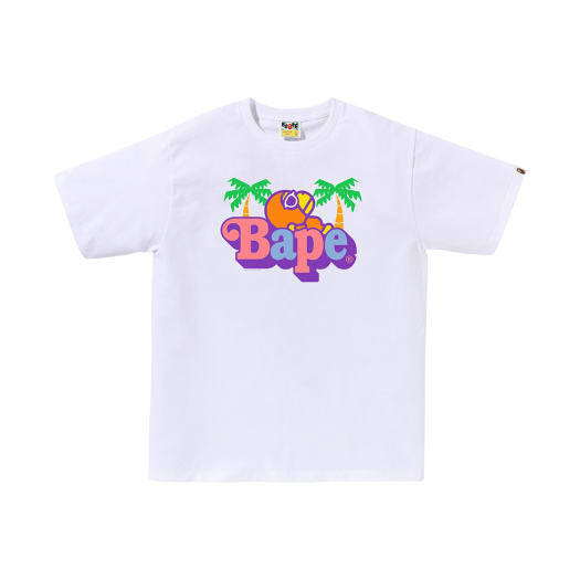 BAPE Colors Milo Summer T-Shirt White