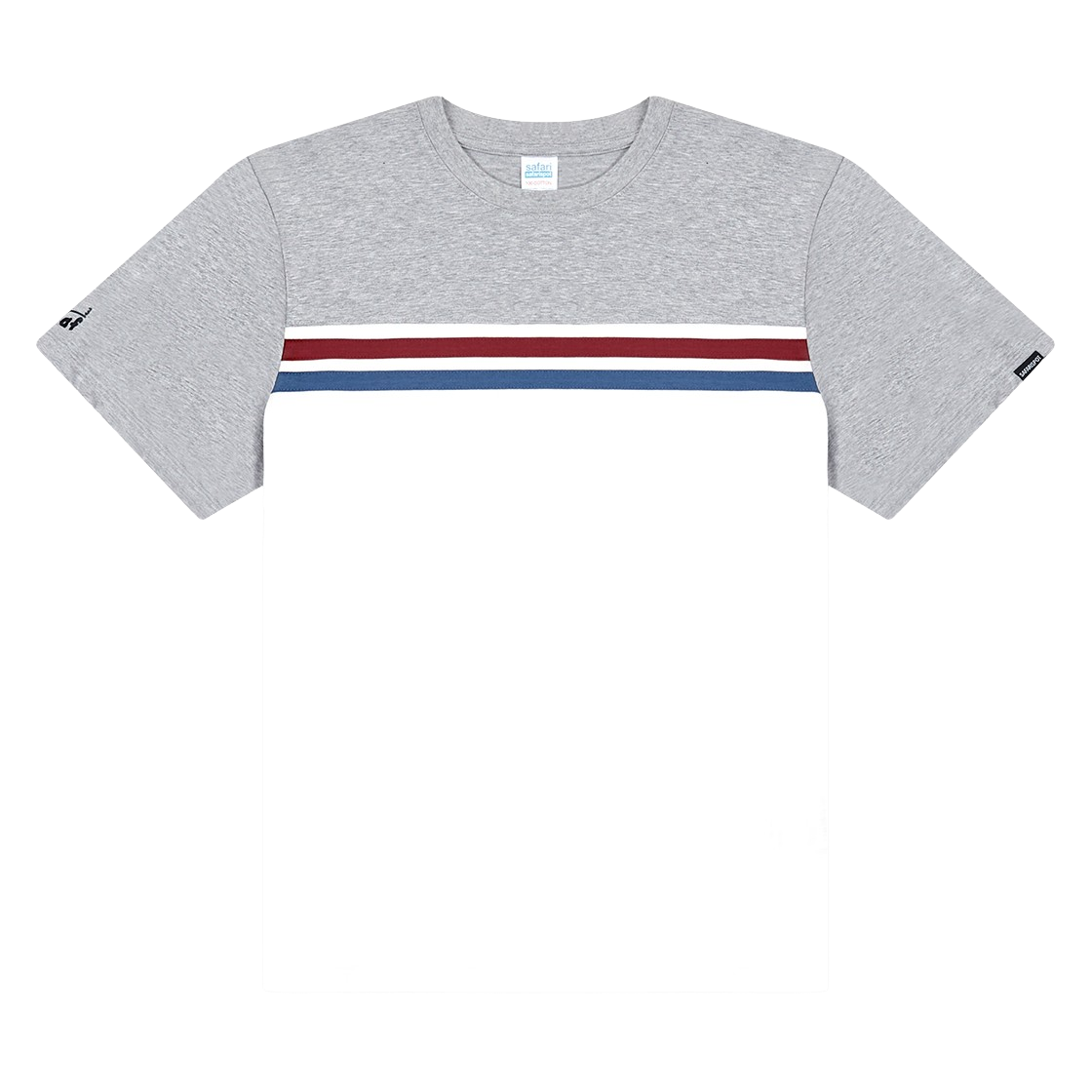 사파리스팟 리크루트 매스 라이너 티(Safarispot Rec Ruit Math Liner Tee - Gray/White) - 1