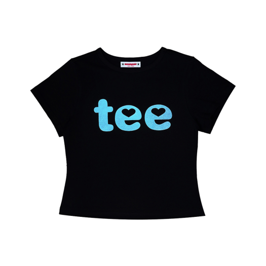 MP25SSTS08BK mnmpair Heart Tee Black