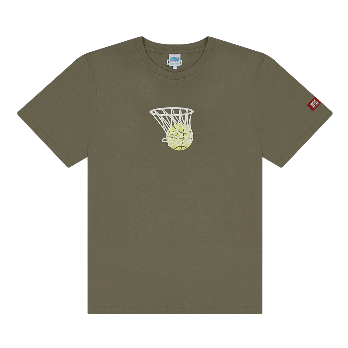 사파리스팟 어센틱 스테판 림 티 - 올리브(Safarispot Authentic Stephen Rim Tee - Olive) - 1
