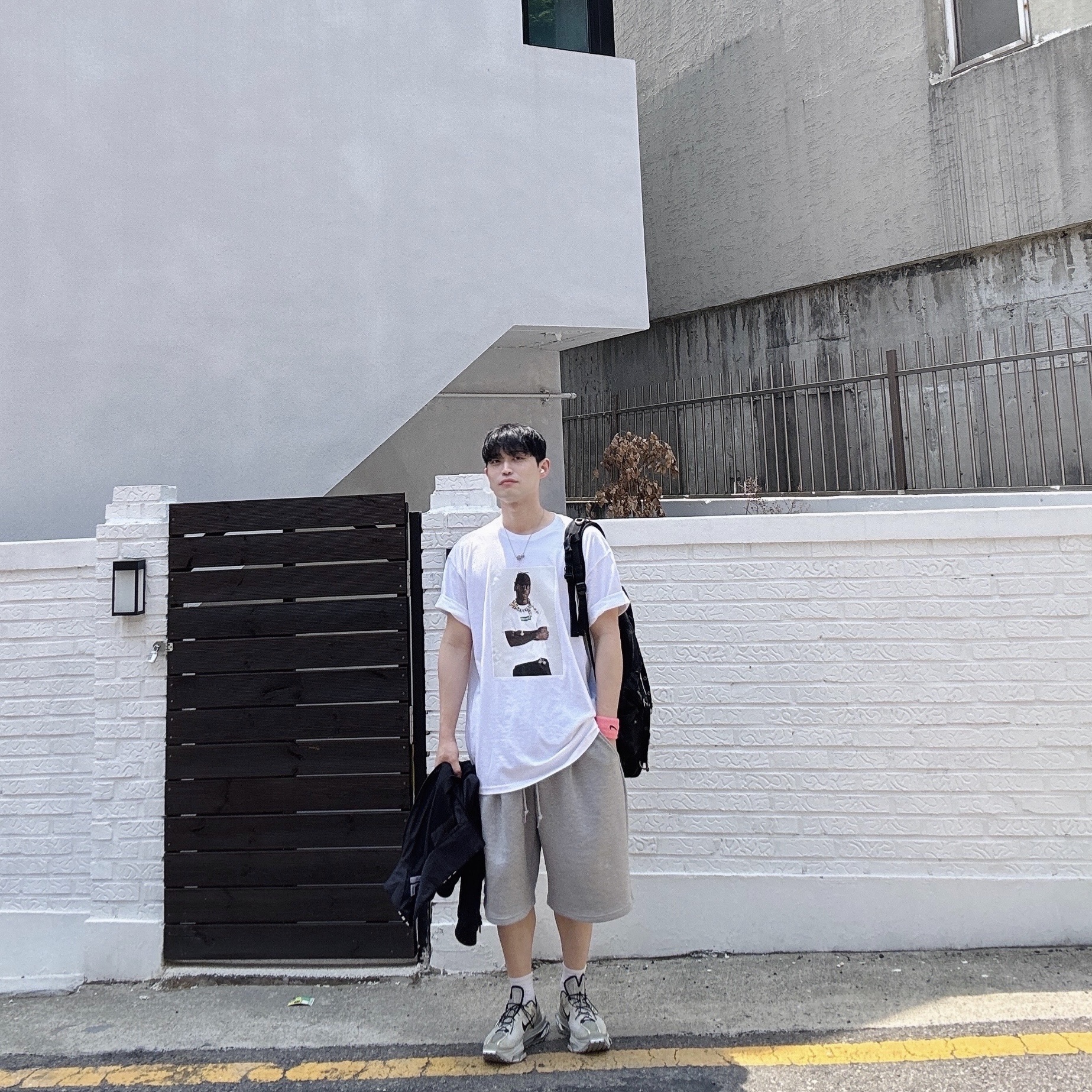 Supreme Tyler The Creator T-Shirt White - 24FW, Nike x Matthew M Williams Zoom 004 Stone 착용 스타일 - 2