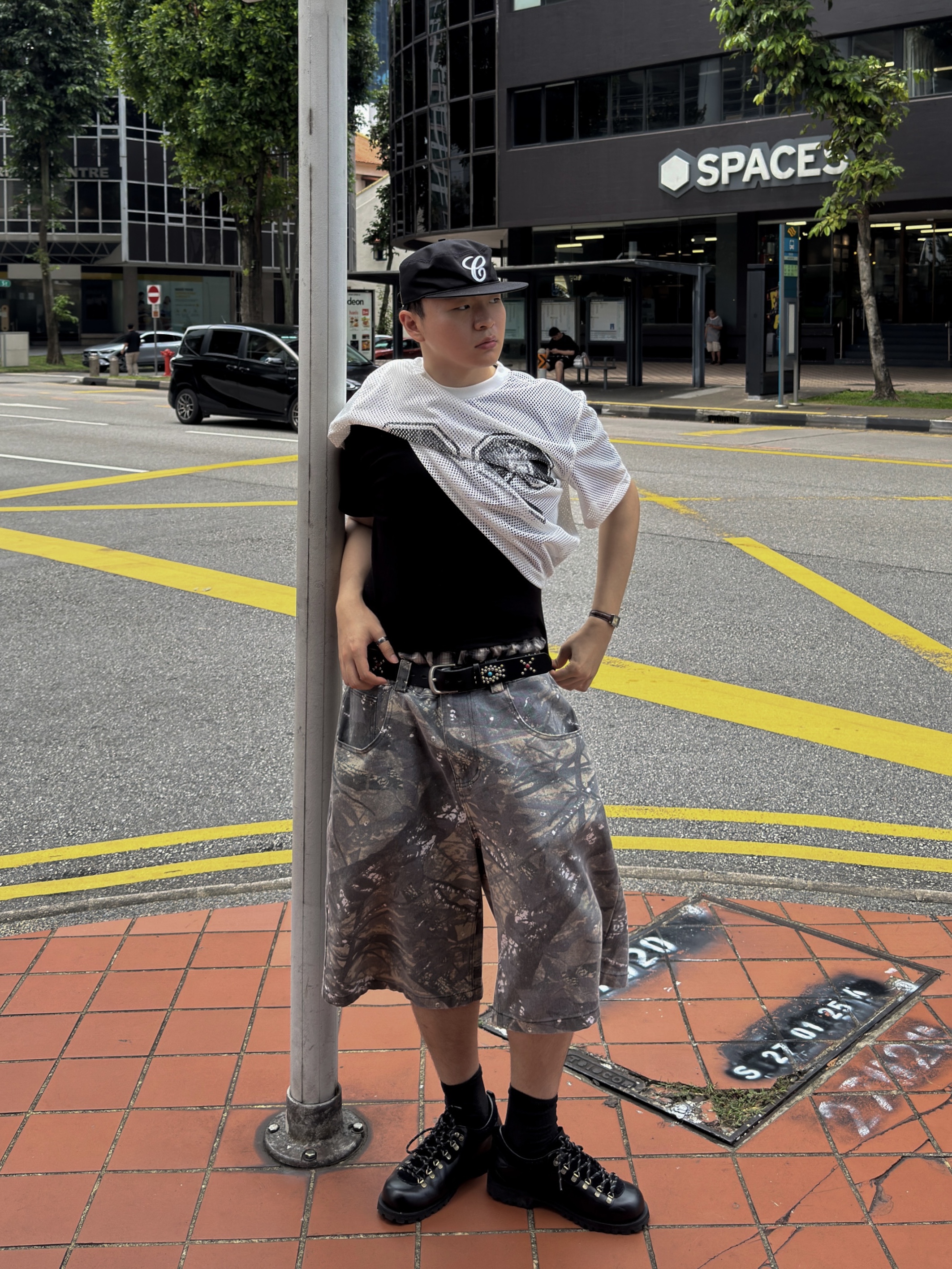 Stussy Canvas Flight Bag Washed Black, Stussy Boxer Shorts Multi (3 Pack) 착용 스타일 - 2