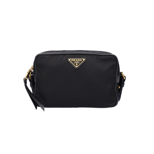1BH089 Prada Nylon Crossbody Bag in Black