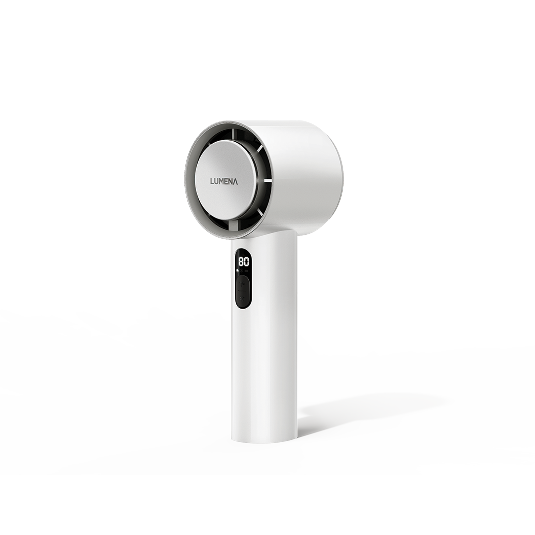 루메나 FAN JET ULTRA 휴대용 무선 냉각선풍기 루나 화이트(Lumena FAN JET ULTRA Portable Wireless Cooling Fan Luna White)