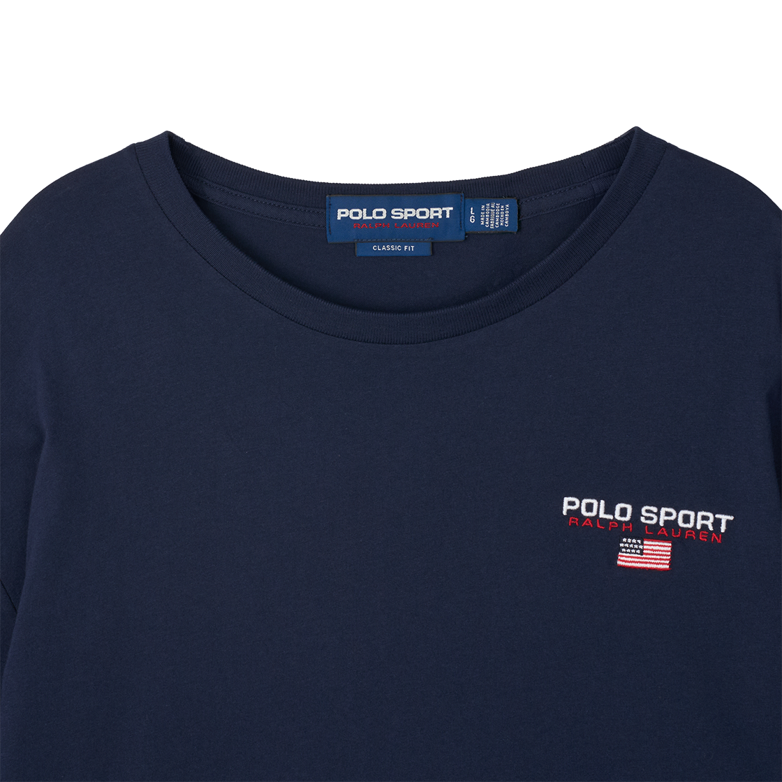 폴로 랄프 로렌 클래식핏 폴로 스포츠 저지 티셔츠 크루즈 네이비 화이트 - 25SS([15%적립] Polo Ralph Lauren Classic Fit Polo Sports Jersey T-Shirt Cruise Navy White - 25SS) - 3
