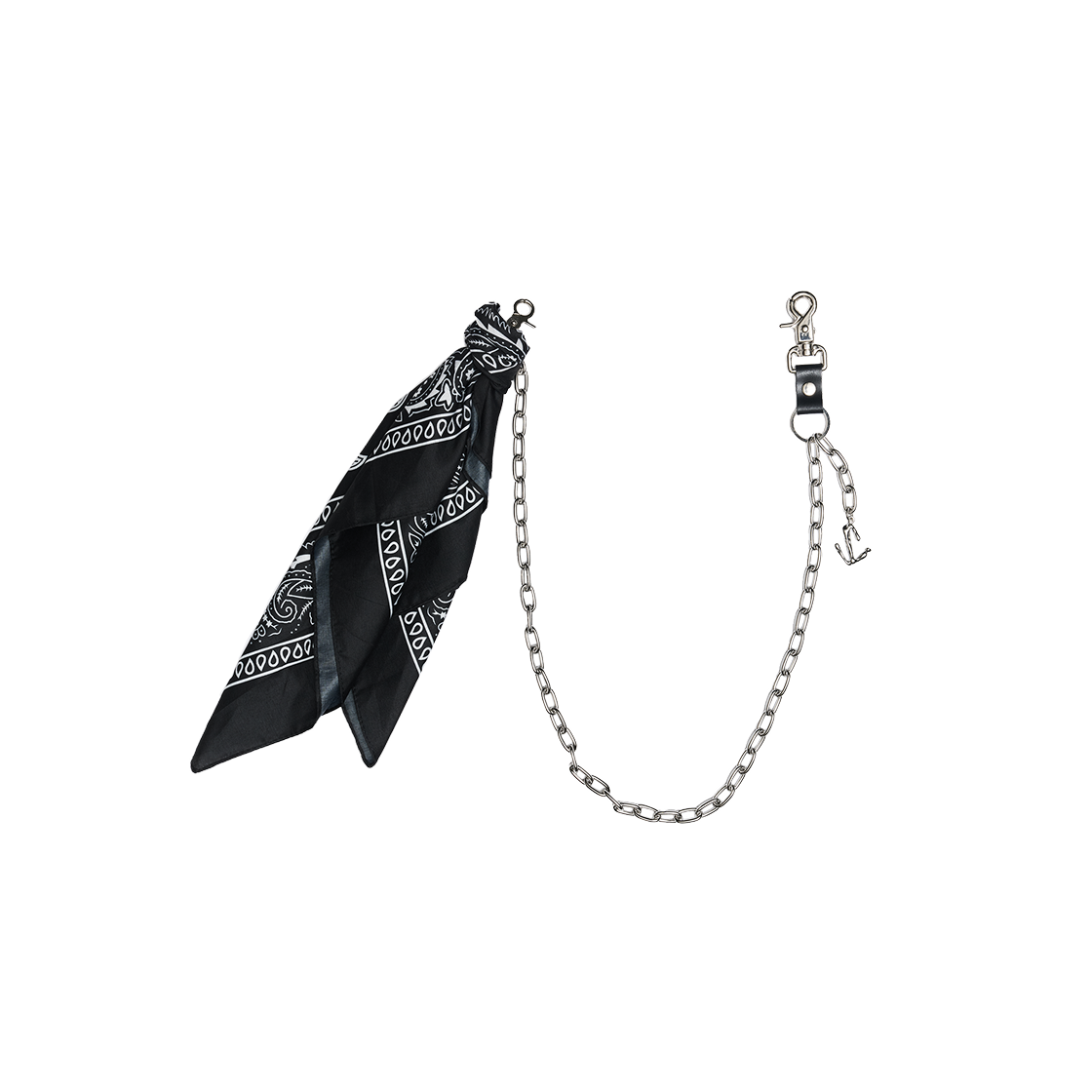 스키즘 인듀싱 반다나 체인 블랙 | Schism Inducing | KREAM