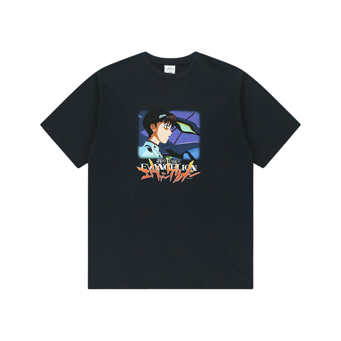마하그리드 x 에반게리온 신지 티셔츠 블랙(Mahagrid x Evangelion Shinji T-Shirt Black)