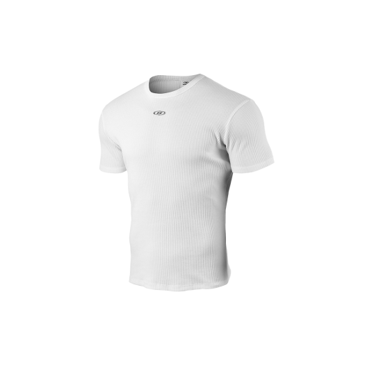 BG2MST304WH BORN TO WIN Ribbed B Pendant Muscle Fit T-Shirts White
