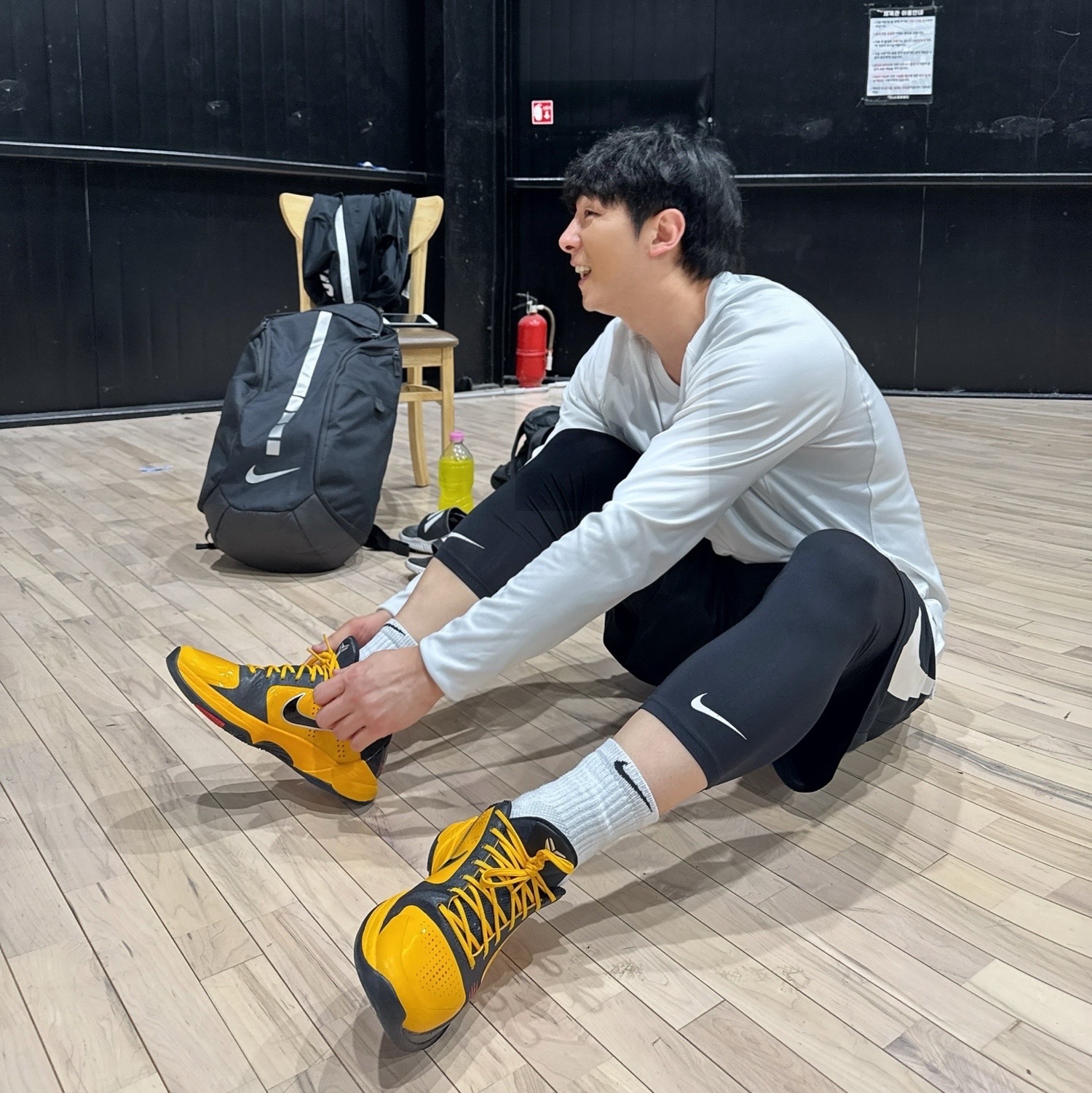 Nike Kobe 5 Protro Bruce Lee 착용 스타일