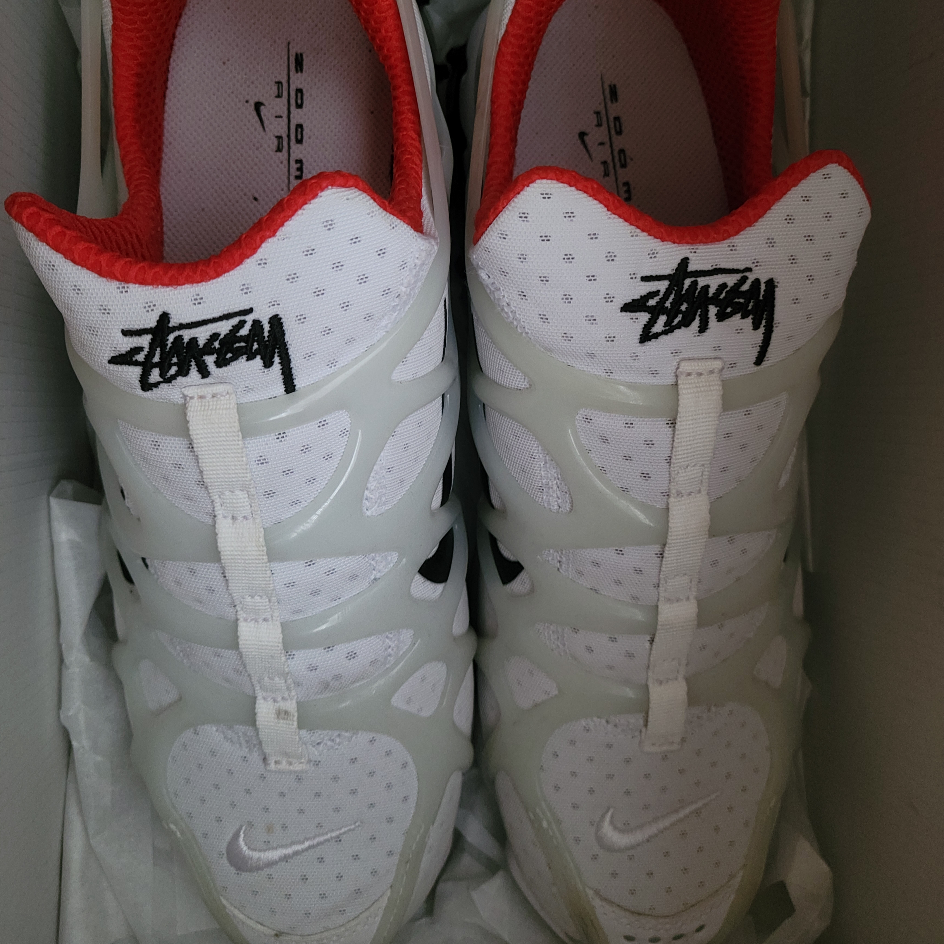 Nike x Stussy Air Zoom Spiridon Kukini White 착용 스타일