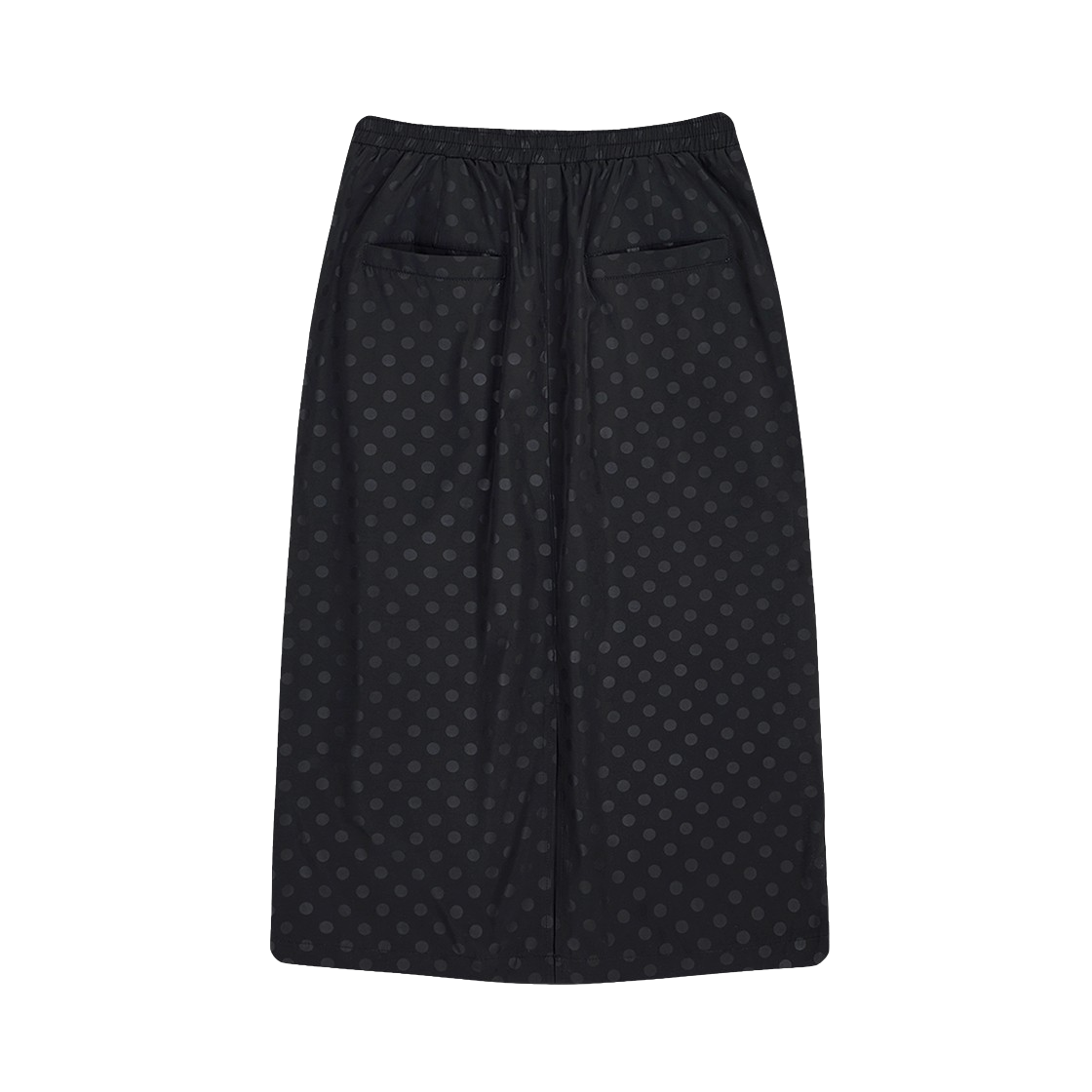 saf00454 Safarispot Basic Safari Dots Poly Skirts - Black - #2