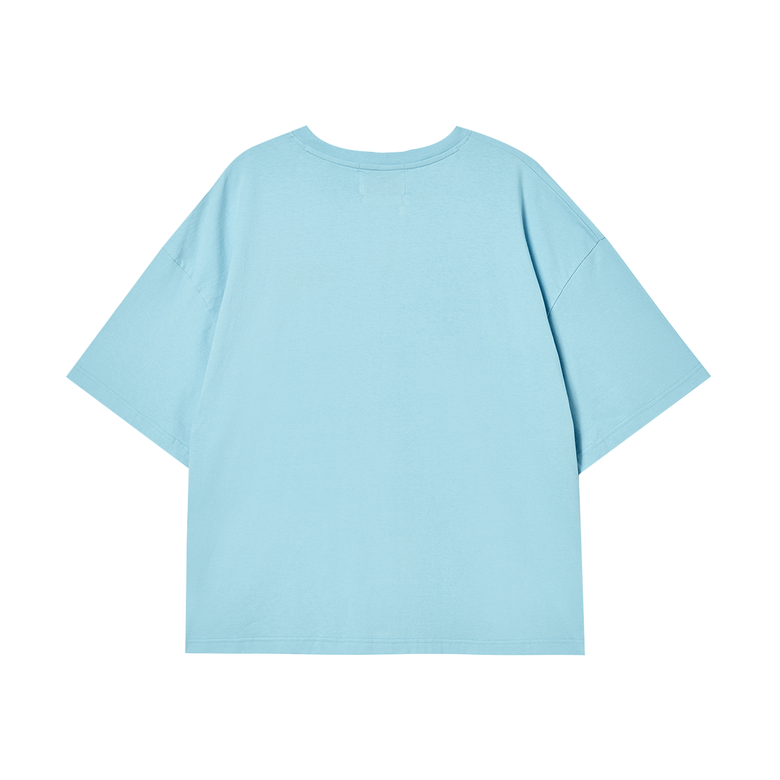 엔 아카이브 빈티지 아트 피스 디테일 워시드 코튼 반팔 티셔츠 스카이 블루(N ARCHIVE Vintage Art Piece Detail Washed Cotton 1/2 T-Shirt Sky Blue) - 2
