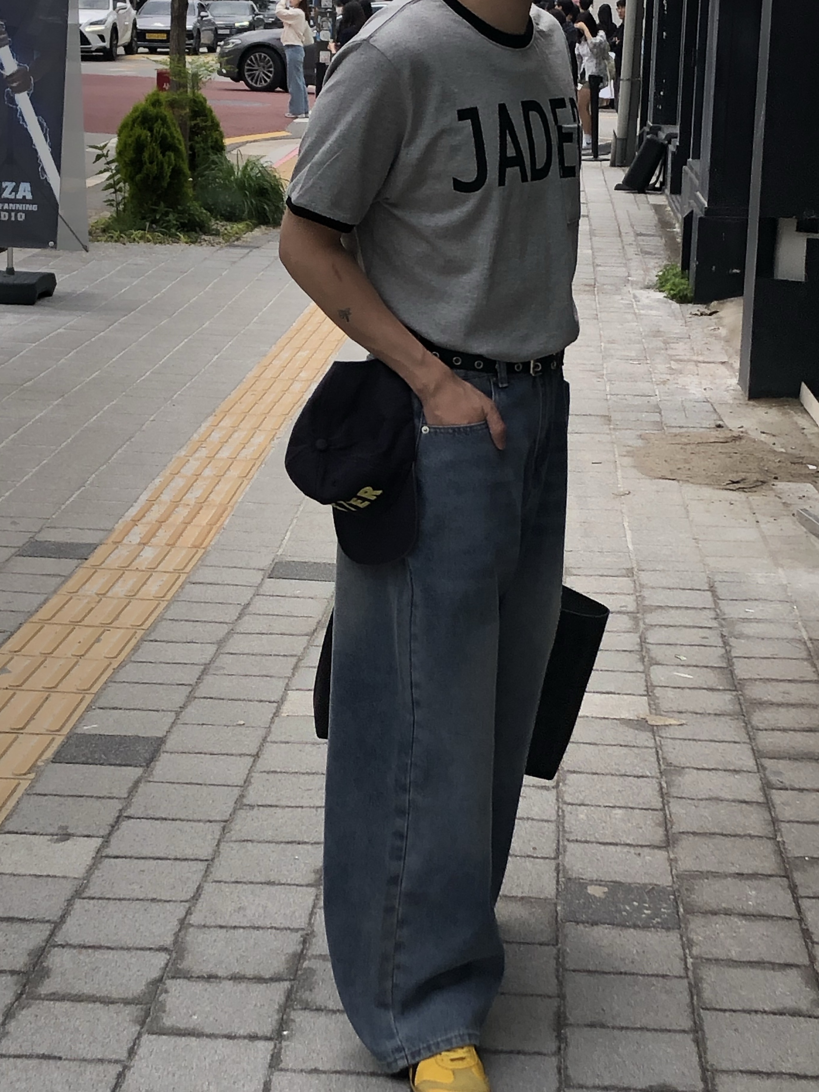 Onitsuka Tiger Mexico 66 Yellow Black, My Name is Peter 5-Panel Peter Cap Navy 착용 스타일 - 2