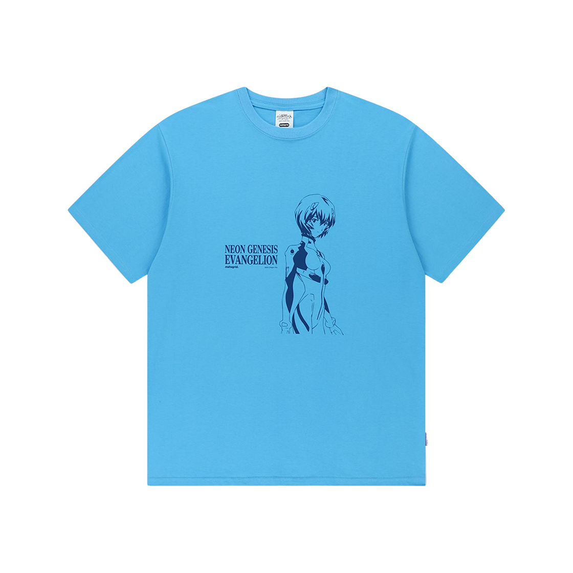 마하그리드 x 에반게리온 퍼스트 차일드 티셔츠 스카이 블루(Mahagrid x Evangelion First Child T-Shirt Sky Blue)