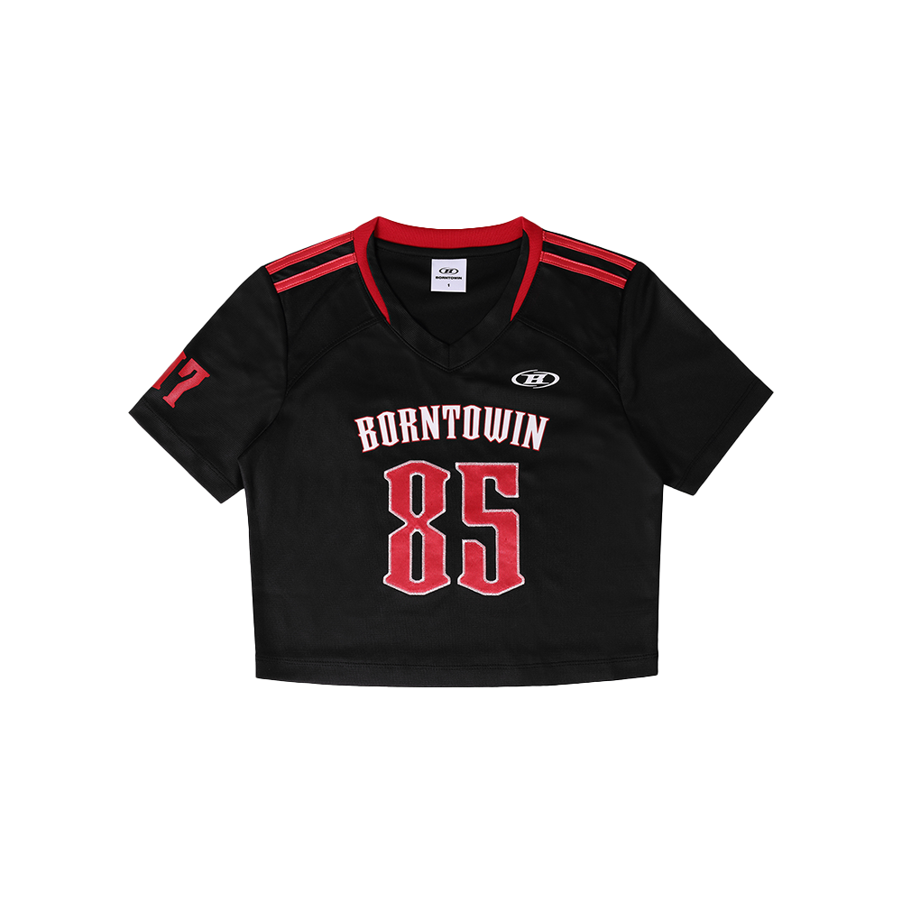 본투윈 08 럭비 저지 티셔츠 블랙 카모 | BORN TO WIN | KREAM