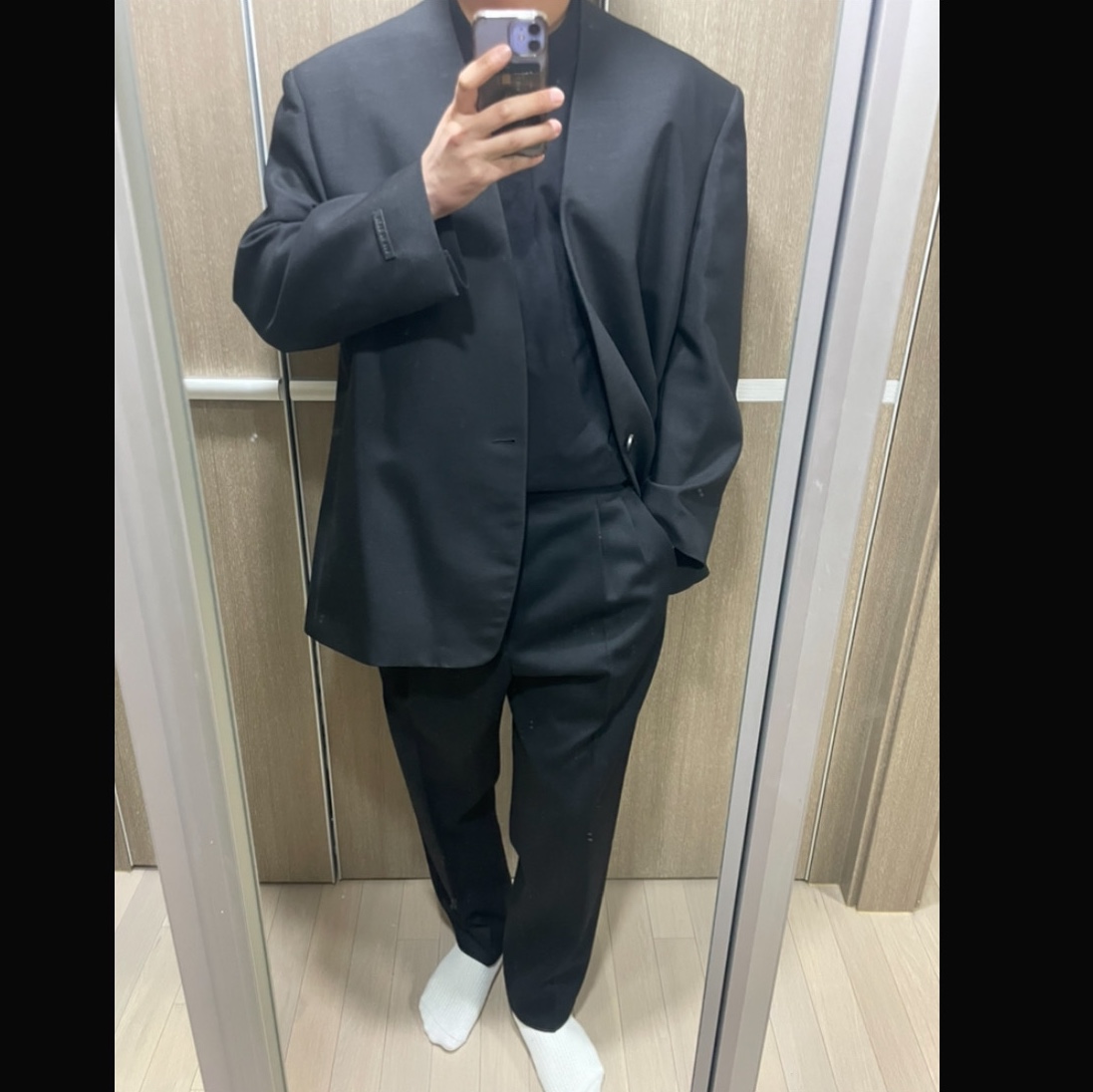 Fear of God The Lounge T-Shirt Black 착용 스타일