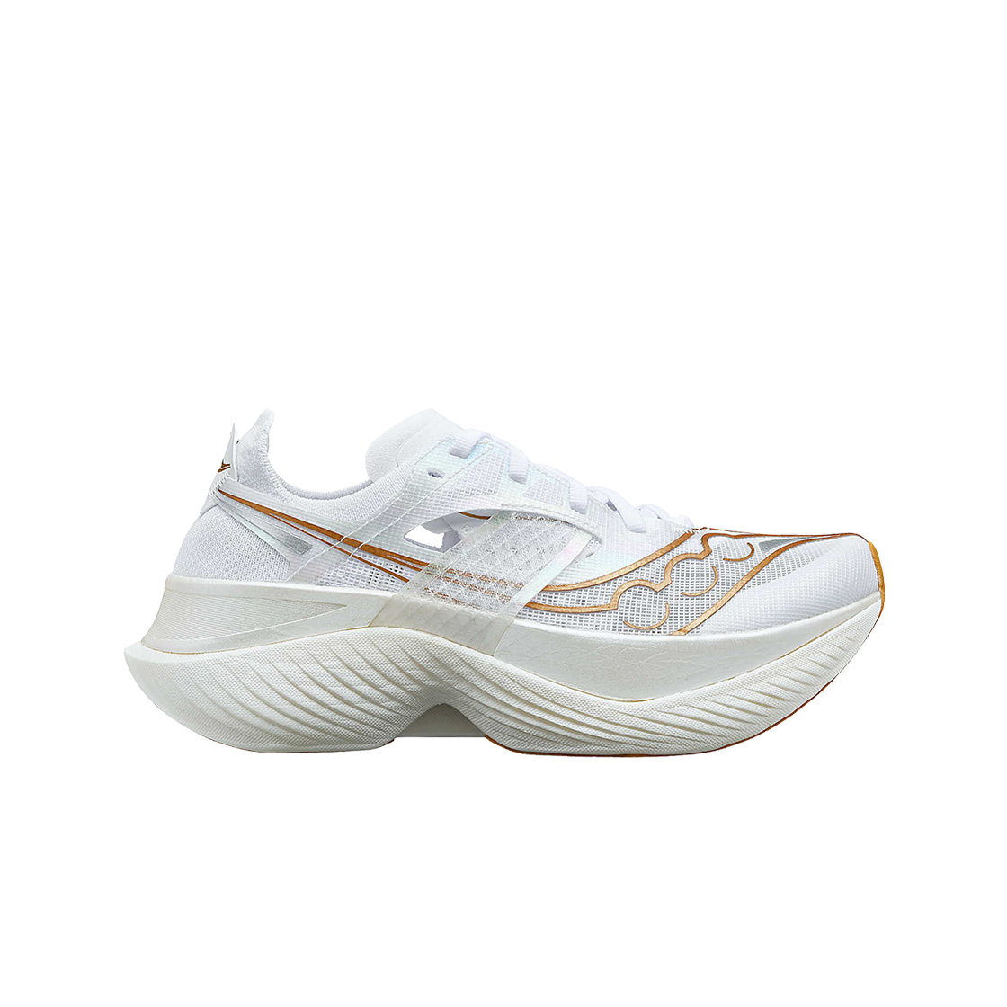 (W) 써코니 엔돌핀 엘리드 화이트 골드((W) Saucony Endorphin Elite White Gold) - 1