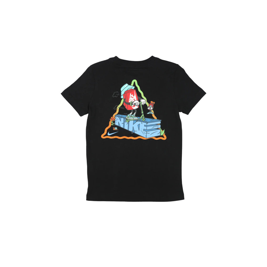 (키즈) 나이키 NSW 티셔츠 블랙((Kids) Nike NSW T-Shirt Black) - 2