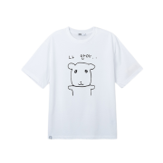 Spao x Ganadi Short Sleeve T-Shirt White