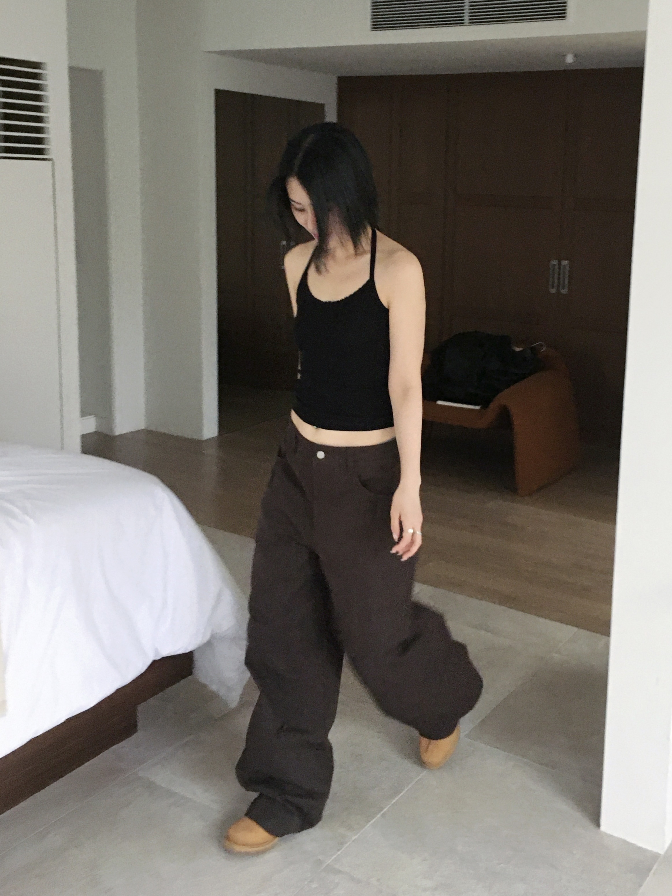 (W) Timberland 6 Inch Premium Waterproof Boot Wheat Nubuck - Wide 착용 스타일 - 2
