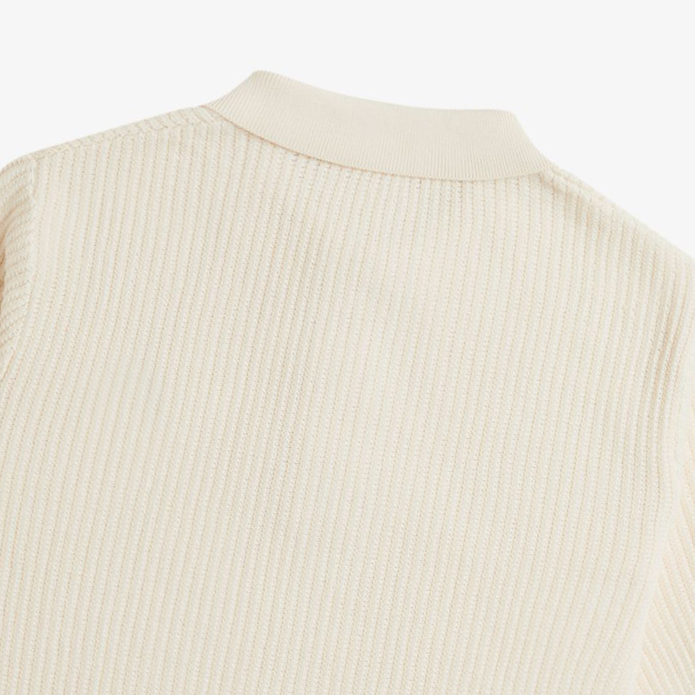 프레드페리 우먼스 메시 니트 폴로 셔츠 실키피치(Fred Perry Womens Mesh Knit Polo Shirt Silky Peach) - 4