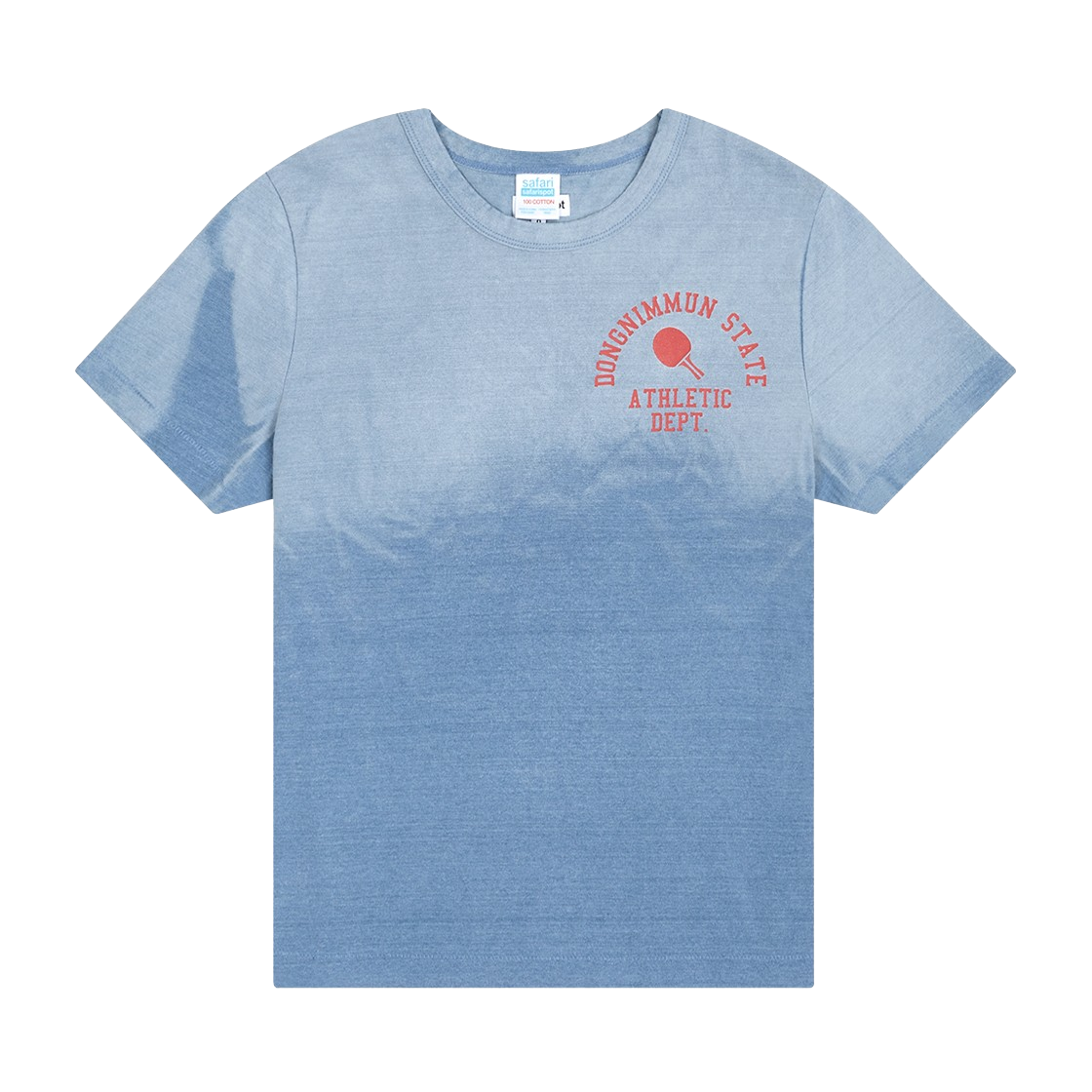 사파리스팟 어센틱 테이블 테니스 크루 티 - 라이트 인디고(Safarispot Authentic Table Tennis Crew Tee - Light Indigo) - 1