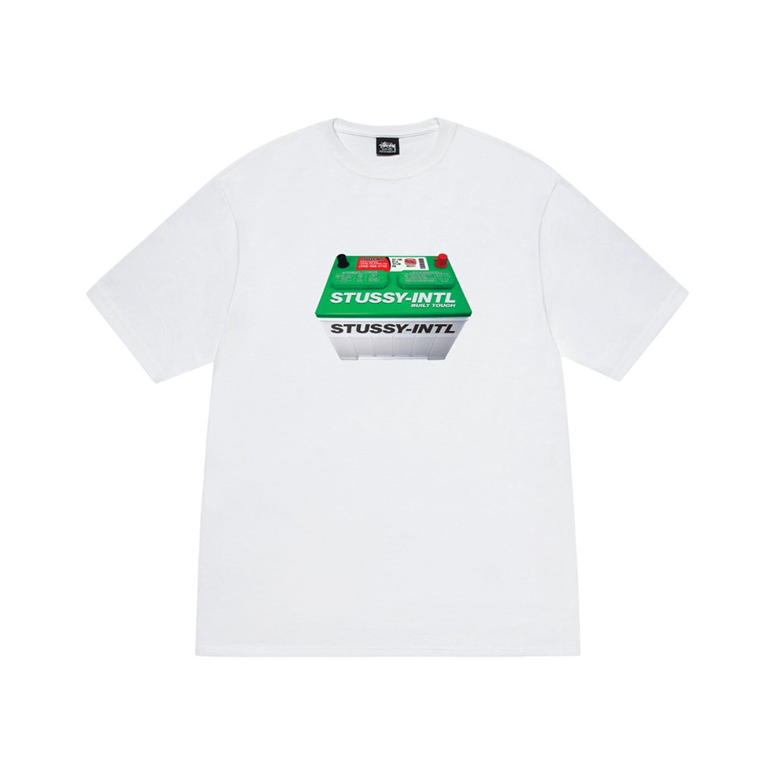 스투시 배터리 티셔츠 화이트(Stussy Battery T-Shirt White) - 1