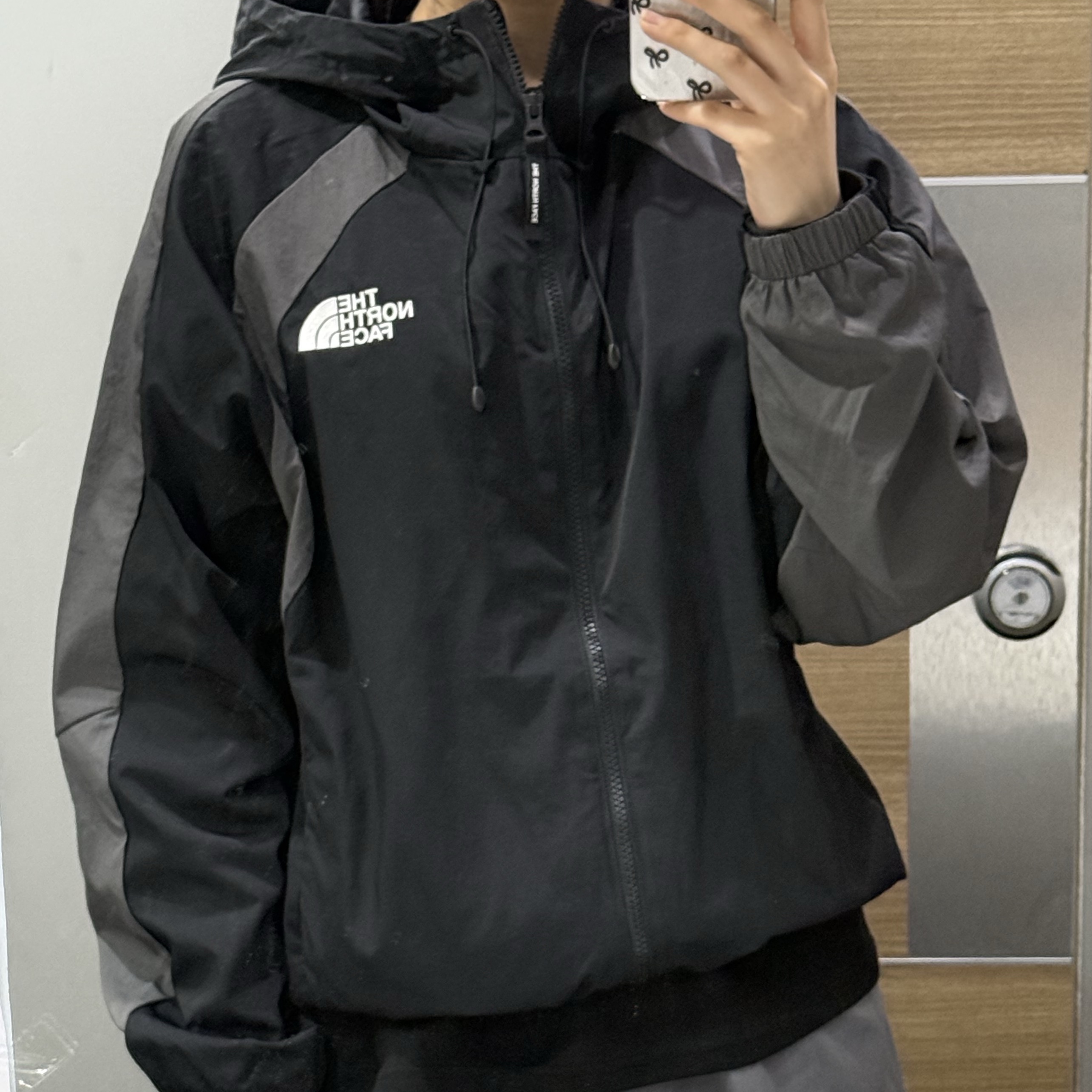 The North Face White Label Bandon Jacket Black 착용 스타일 - 1