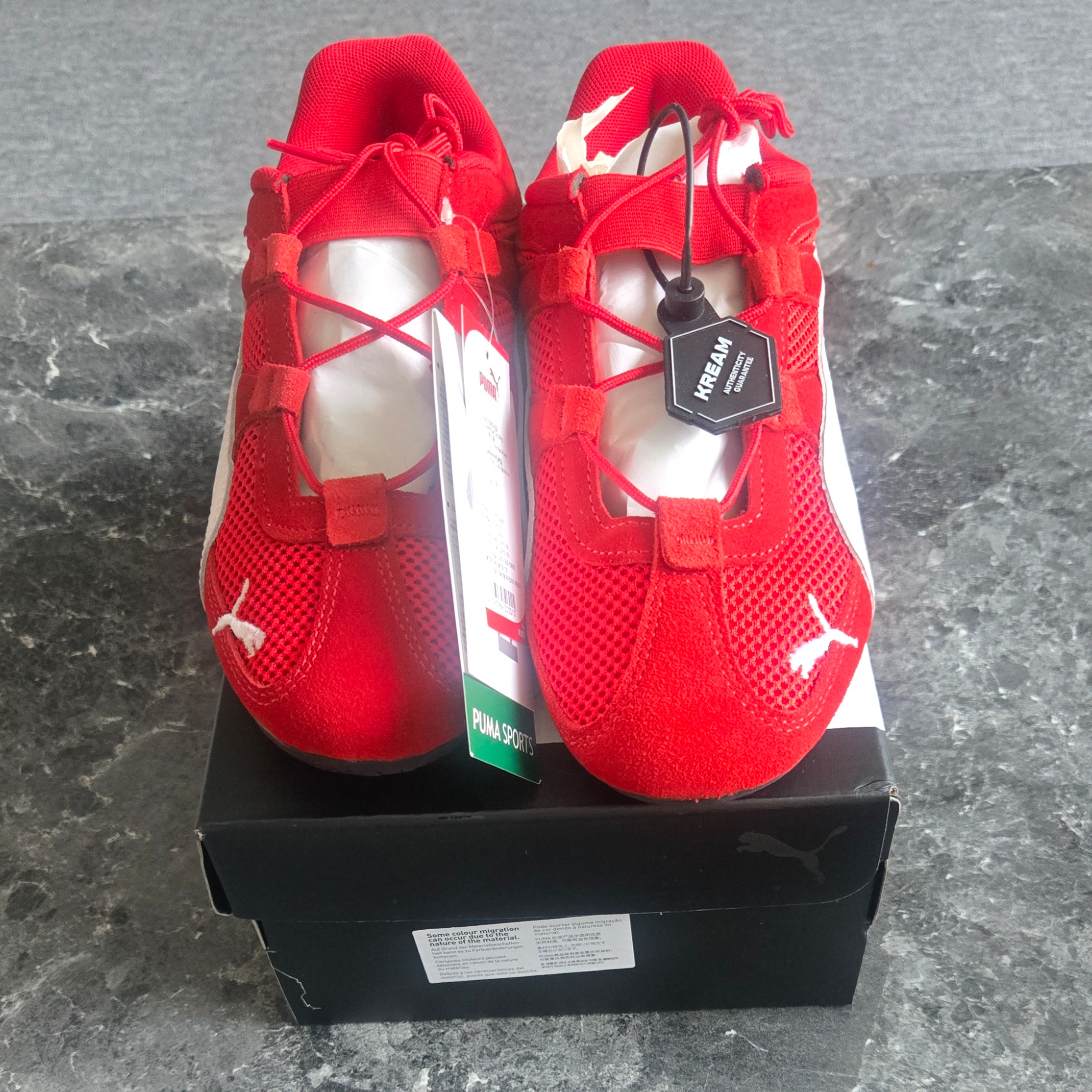 (W) Puma Speedcat Go For All Time Red Puma White 착용 스타일 - 3