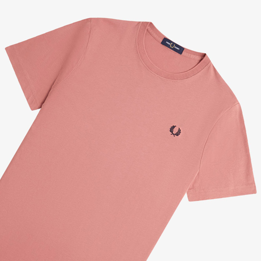 프레드페리 크루넥 티셔츠 퍼티핑크(Fred Perry Crew Neck T-Shirt Putty Pink) - 3