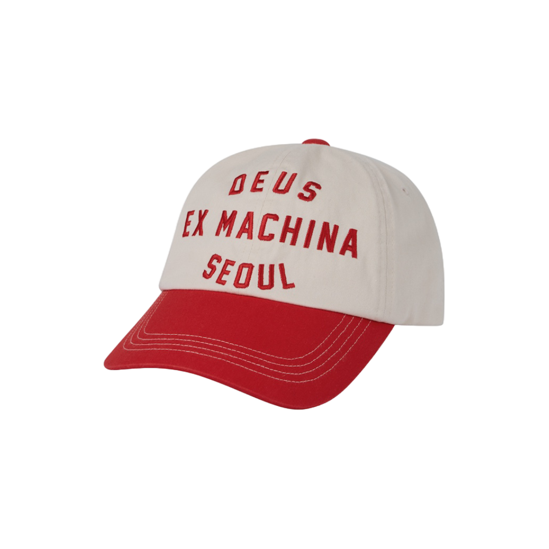 D255UHA020020 [6% 적립] Deus Ex Machina College Address Cap Red