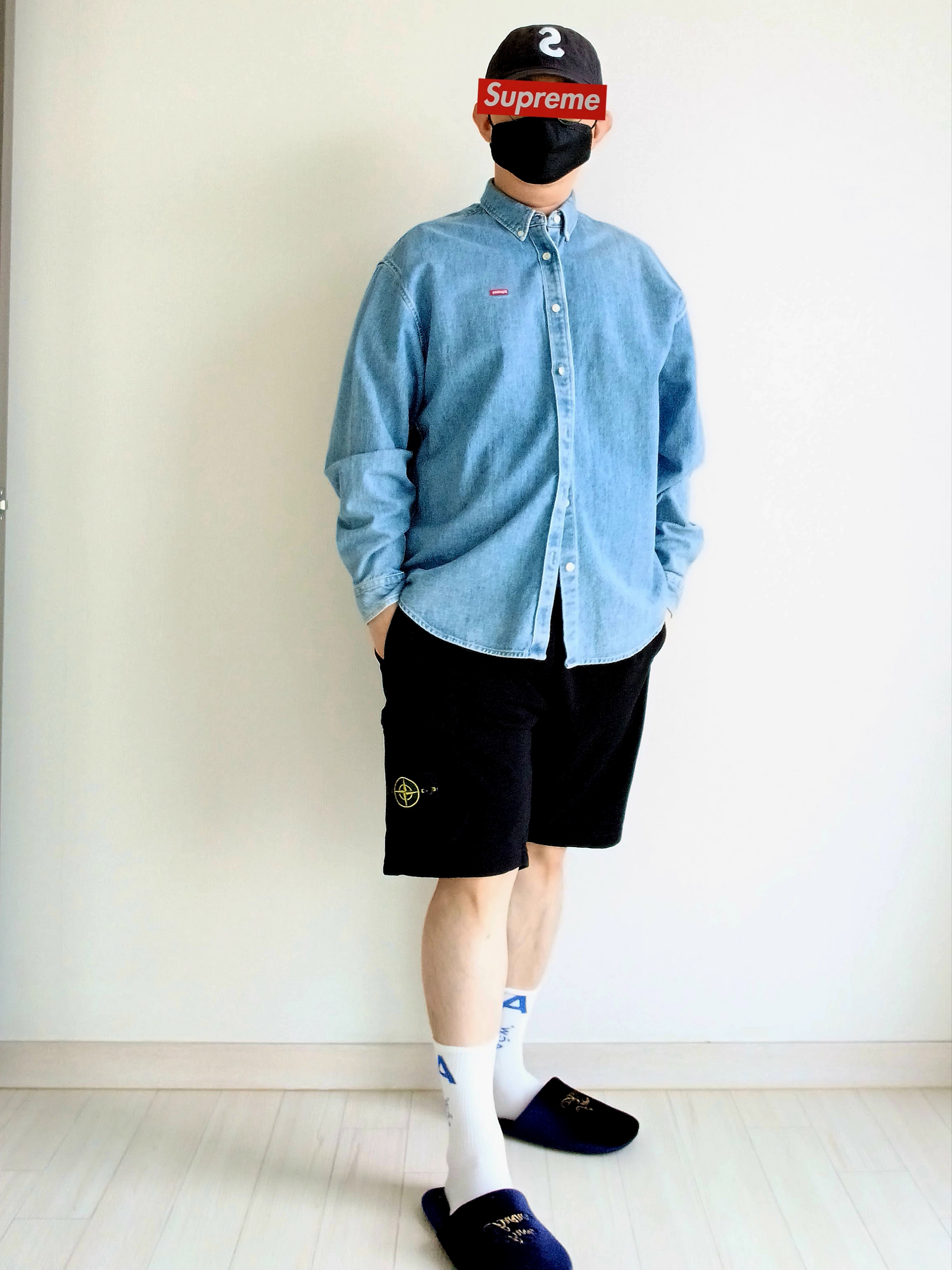 Supreme Cordura Ripstop S Logo 6-Panel Black - 23SS, Arc'teryx Kragg SL Cotton Bird Word SS T-Shirt Black Electra 착용 스타일 - 10