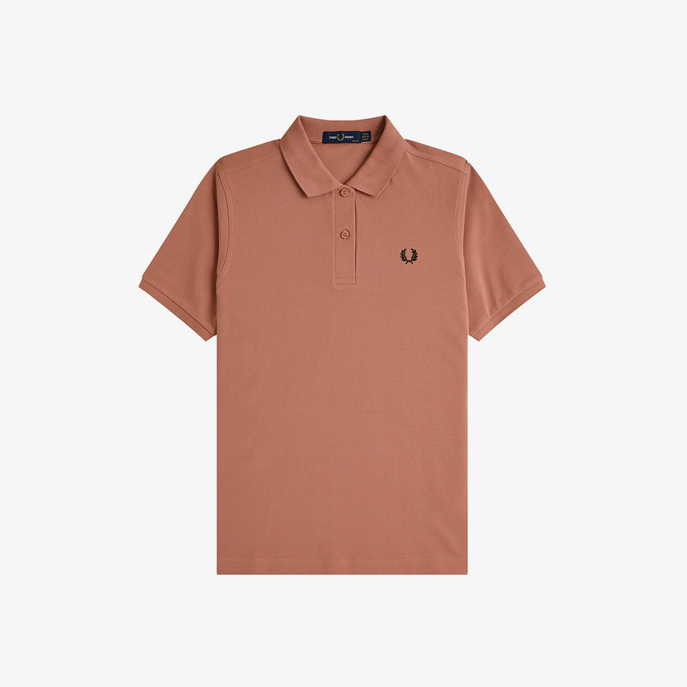 프레드페리 우먼스 G6000 플레인 프레드페리 셔츠 퍼티핑크/블랙(Fred Perry Womens The Fred Perry Shirt Putty Pink/Black) - 2