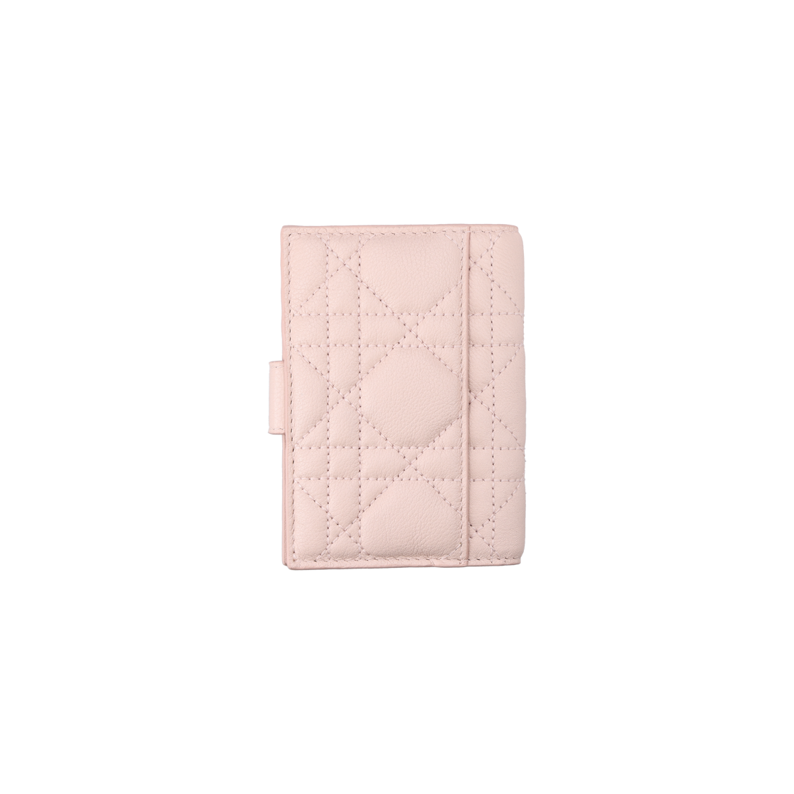 S5157UWHC Dior Caro Vertical Card Holder Calfskin Rose Powder - #3