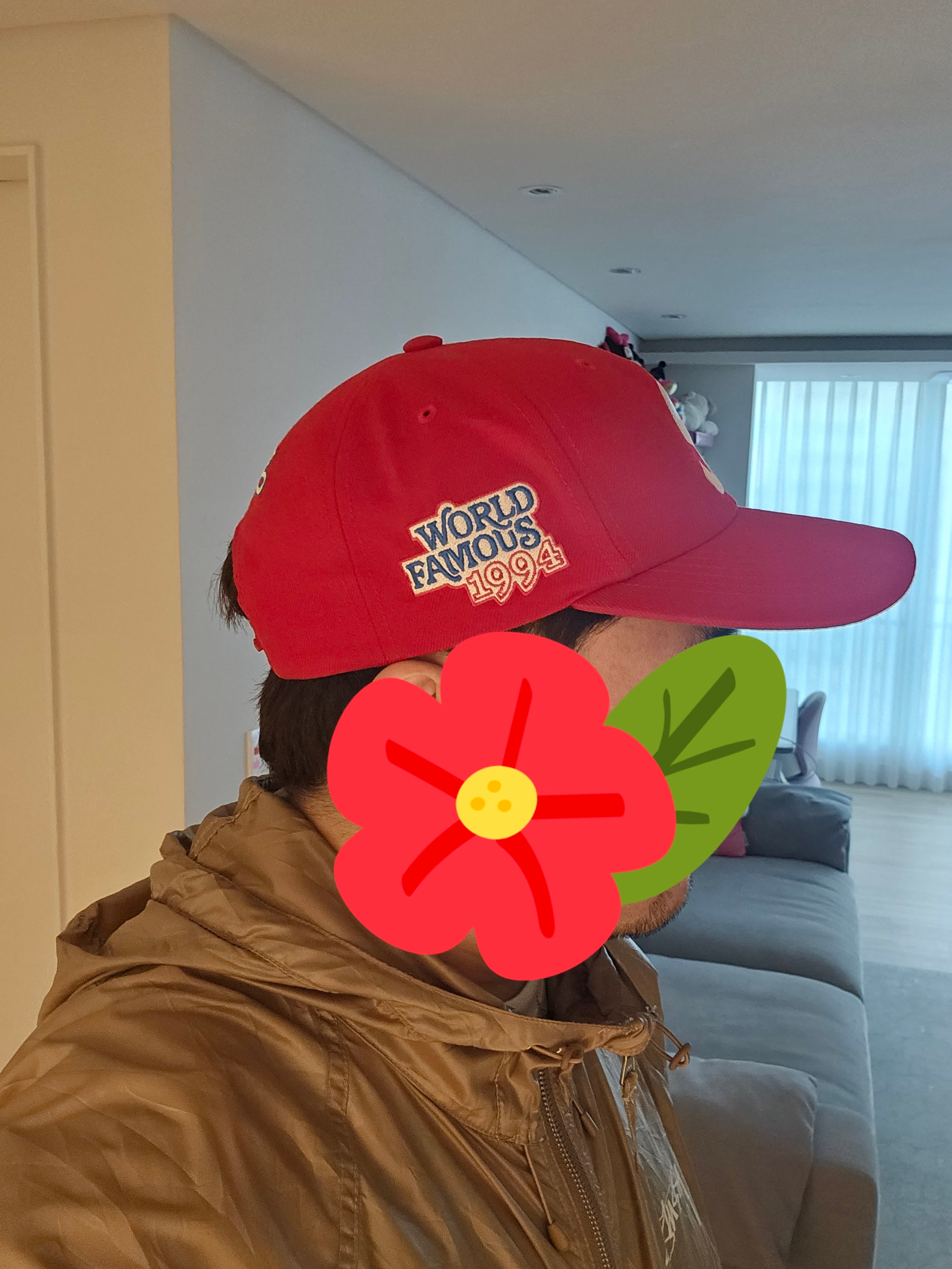 Supreme World Famous S Logo 6-Panel Red - 25SS, Stussy Beach Shell Wrinkled Nylon Jacket Brown 착용 스타일