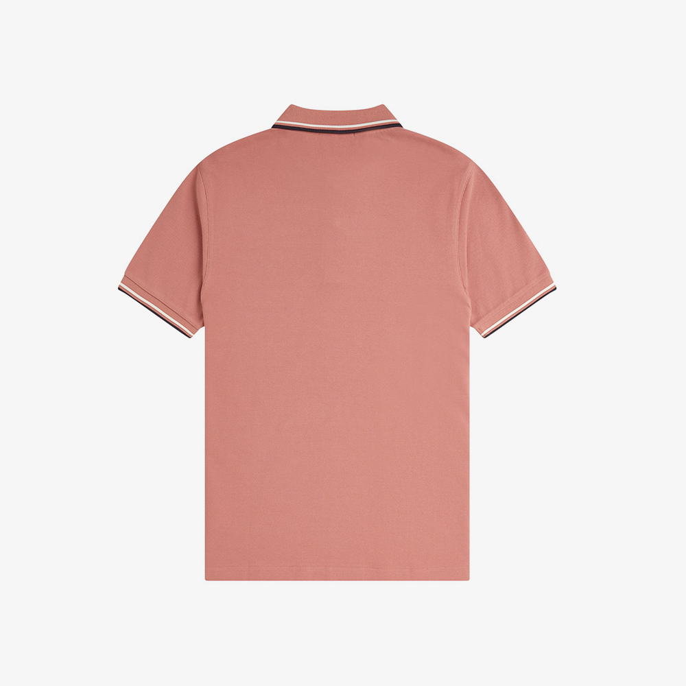 프레드페리 M3600 트윈 팁 프레드페리 셔츠 퍼티핑크/에크루/네이비(Fred Perry Twin Tipped Fred Perry Shirt Putty Pink/Ecru/Navy) - 3